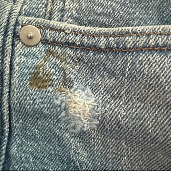 NWT Madewell The Perfect Vintage Jean in Coney Wash: Destroyed Edition Size: 24 - Picture 9 of 13